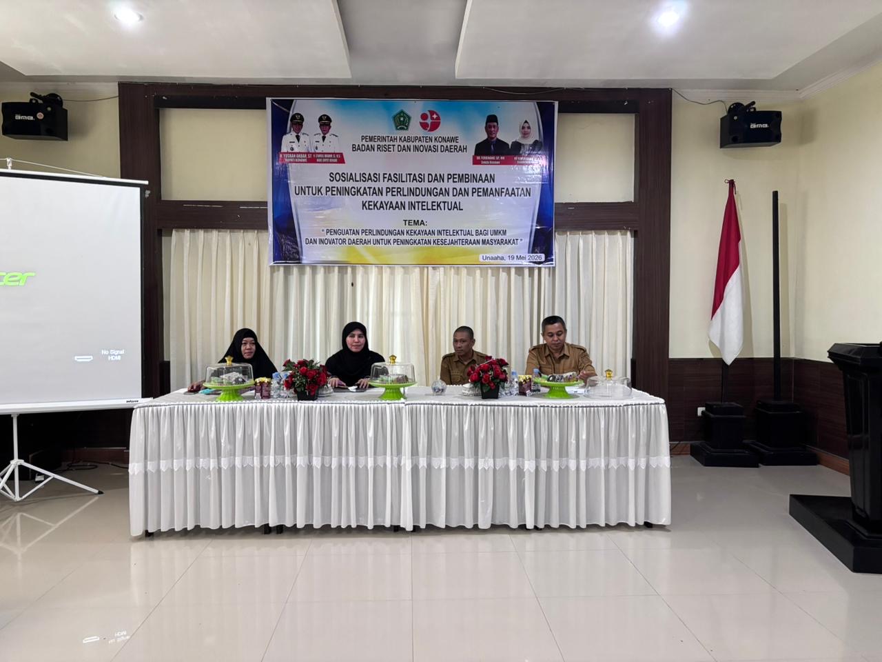 SOSIALISASI FASILITASI DAN PEMBINAAN UNTUK PENINGKATAN PERLINDUNGAN DAN PEMANFAATAN KEKAYAAN INTELEKTUAL