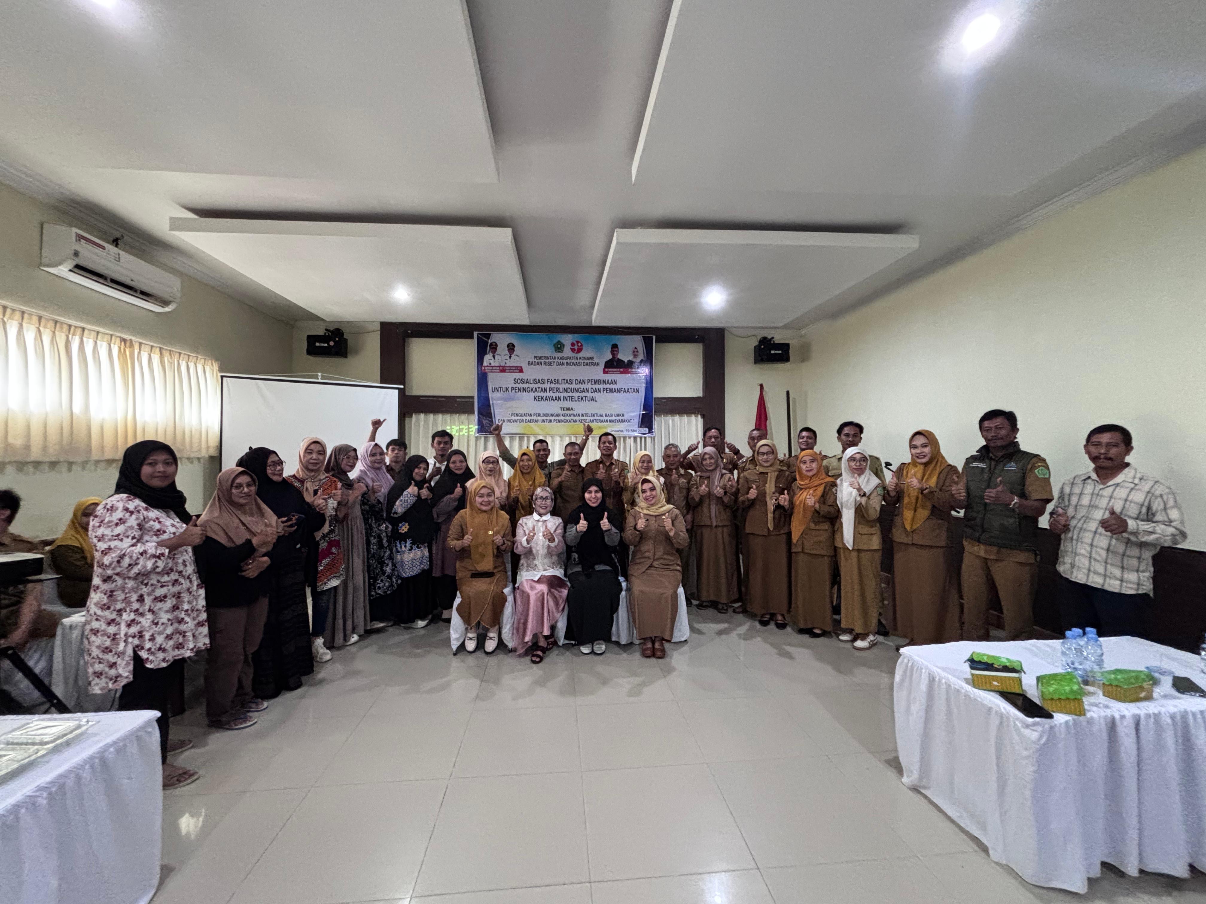 SOSIALISASI FASILITASI DAN PEMBINAAN UNTUK PENINGKATAN PERLINDUNGAN DAN PEMANFAATAN KEKAYAAN INTELEKTUAL