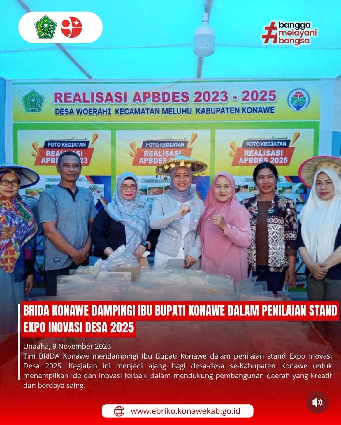 PENILAIAN STAND EXPO INOVASI DESA KAB. KONAWE TAHUN 2025
